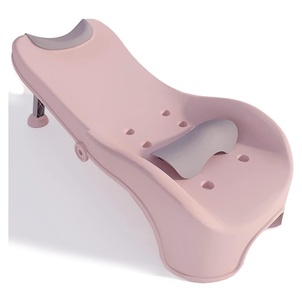 Silla de Champú Ajustable Rosa para Niños 3-10 Años
