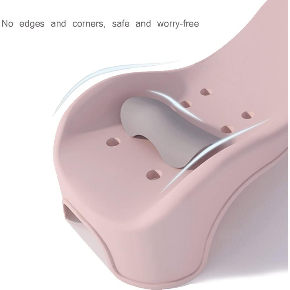 Silla de Champú Ajustable Rosa para Niños 3-10 Años