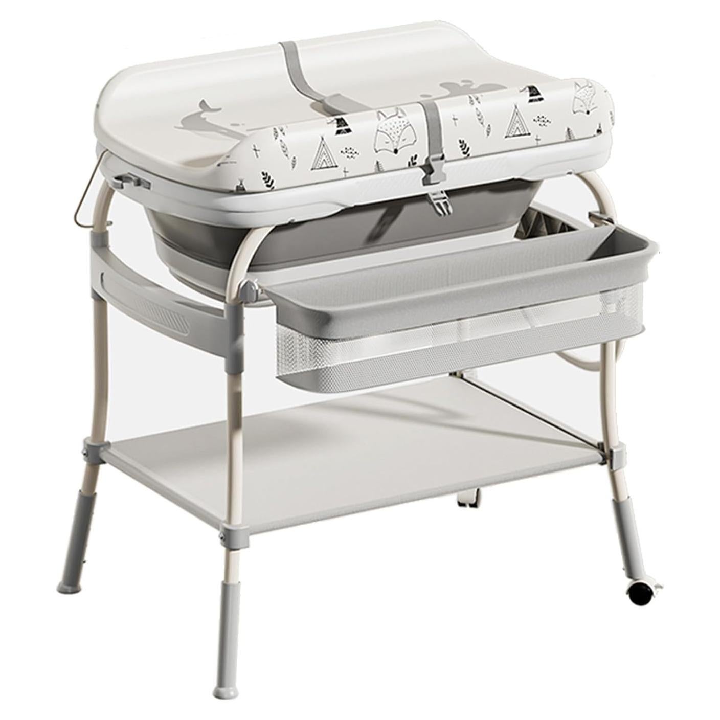 Bañera y Mesa de Cambio PandaEar 2-en-1 Ajustable