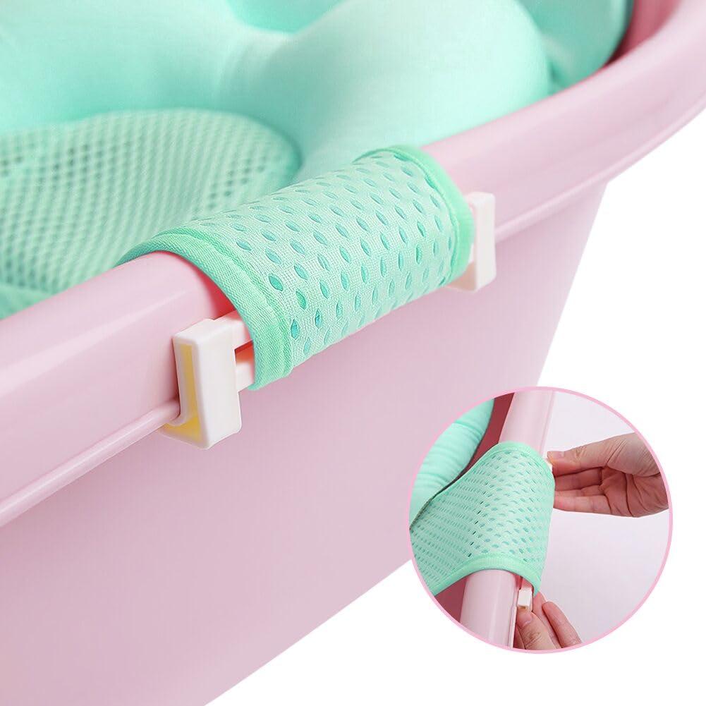 Soporte de Baño para Bebés xgopts Verde 0-12 Meses Ajustable