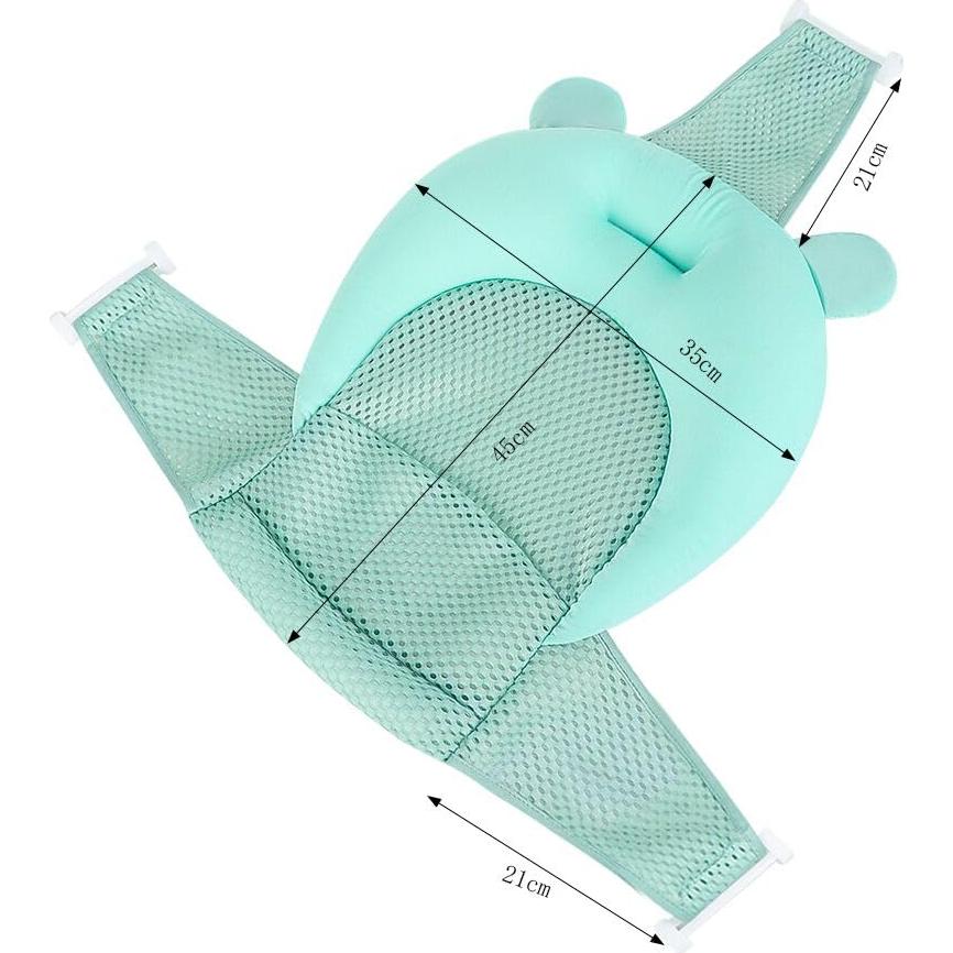 Soporte de Baño para Bebés xgopts Verde 0-12 Meses Ajustable