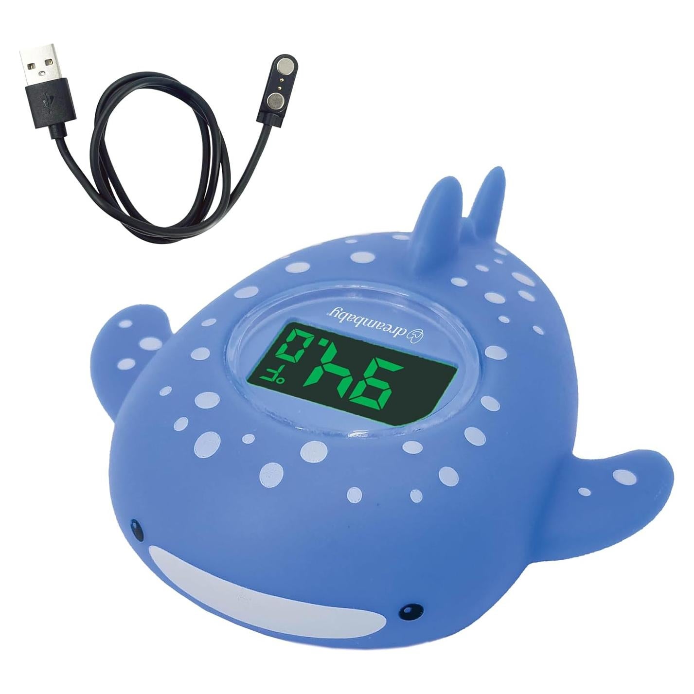 Termómetro de baño Dreambaby Tiburón Ballena USB - Digital