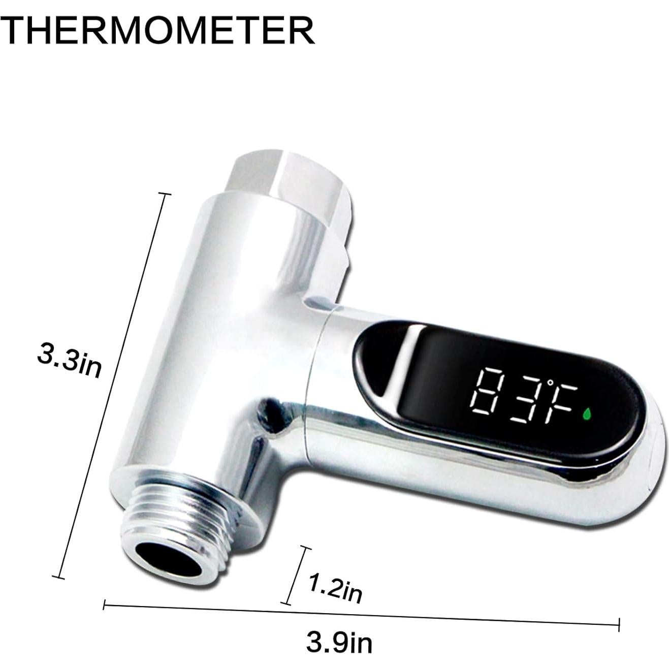 Termómetro de Ducha LynsaTac Digital LED 360° Rotativo