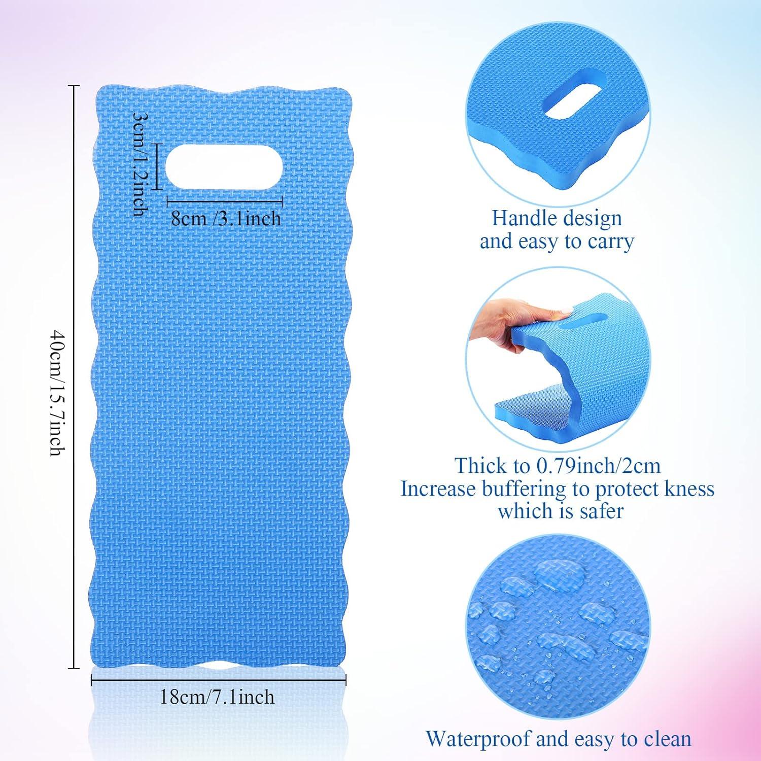 Almohadillas de Rodillas Woanger 6 Pcs Espuma Impermeable 40x18 cm