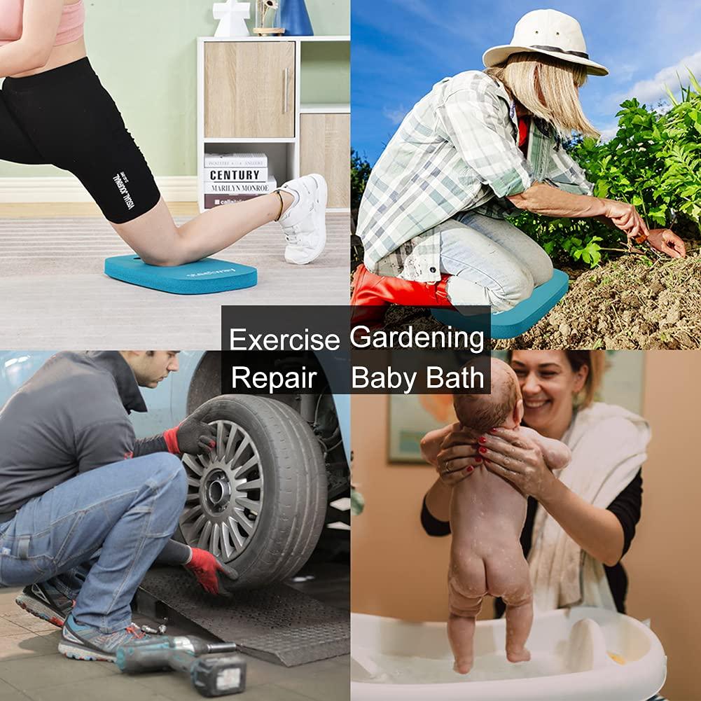 Almohadilla de Rodillas Steelway 39.1x26.4cm Espuma NBR Azul