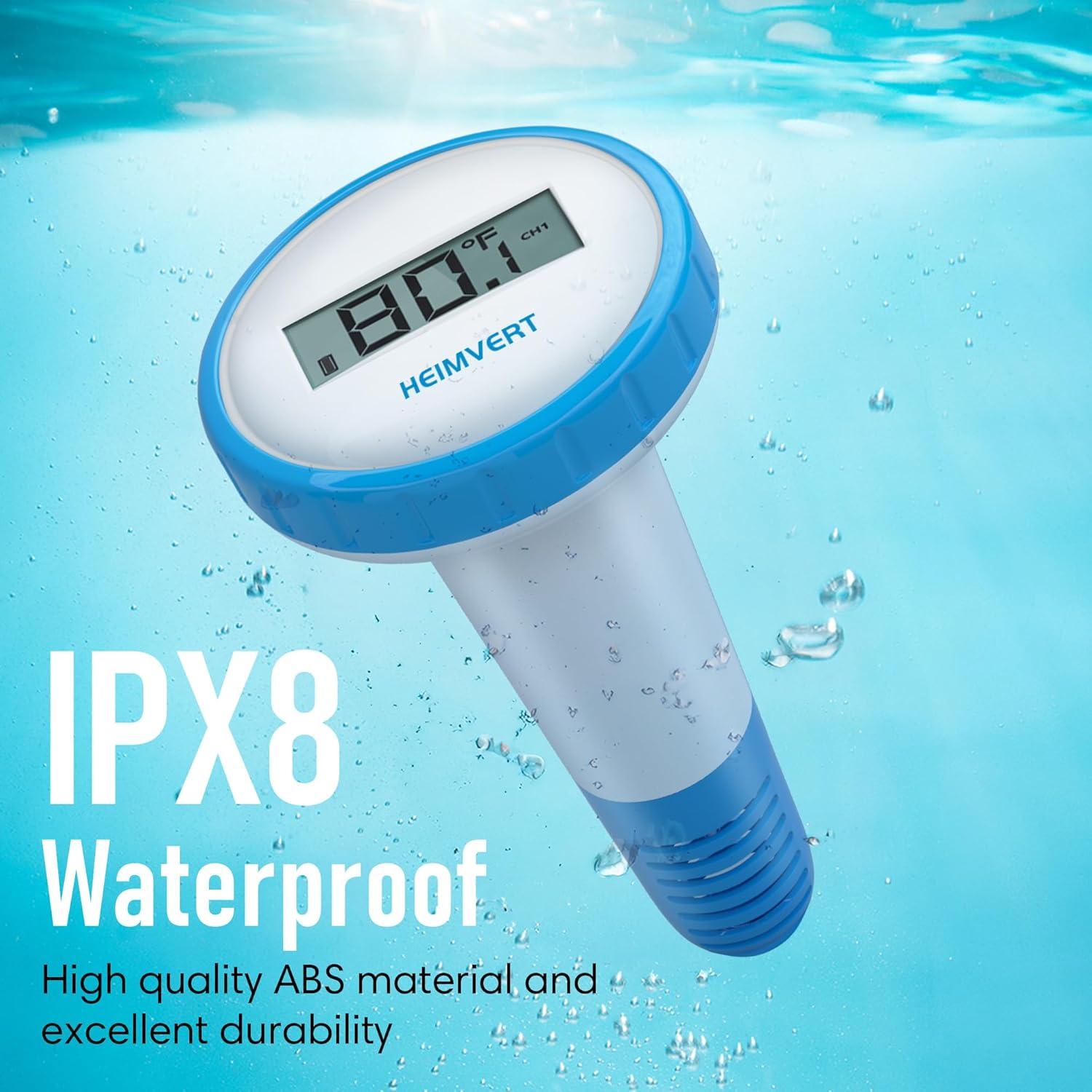 Termómetro Digital Flotante HEIMVERT para Piscina - IPX8