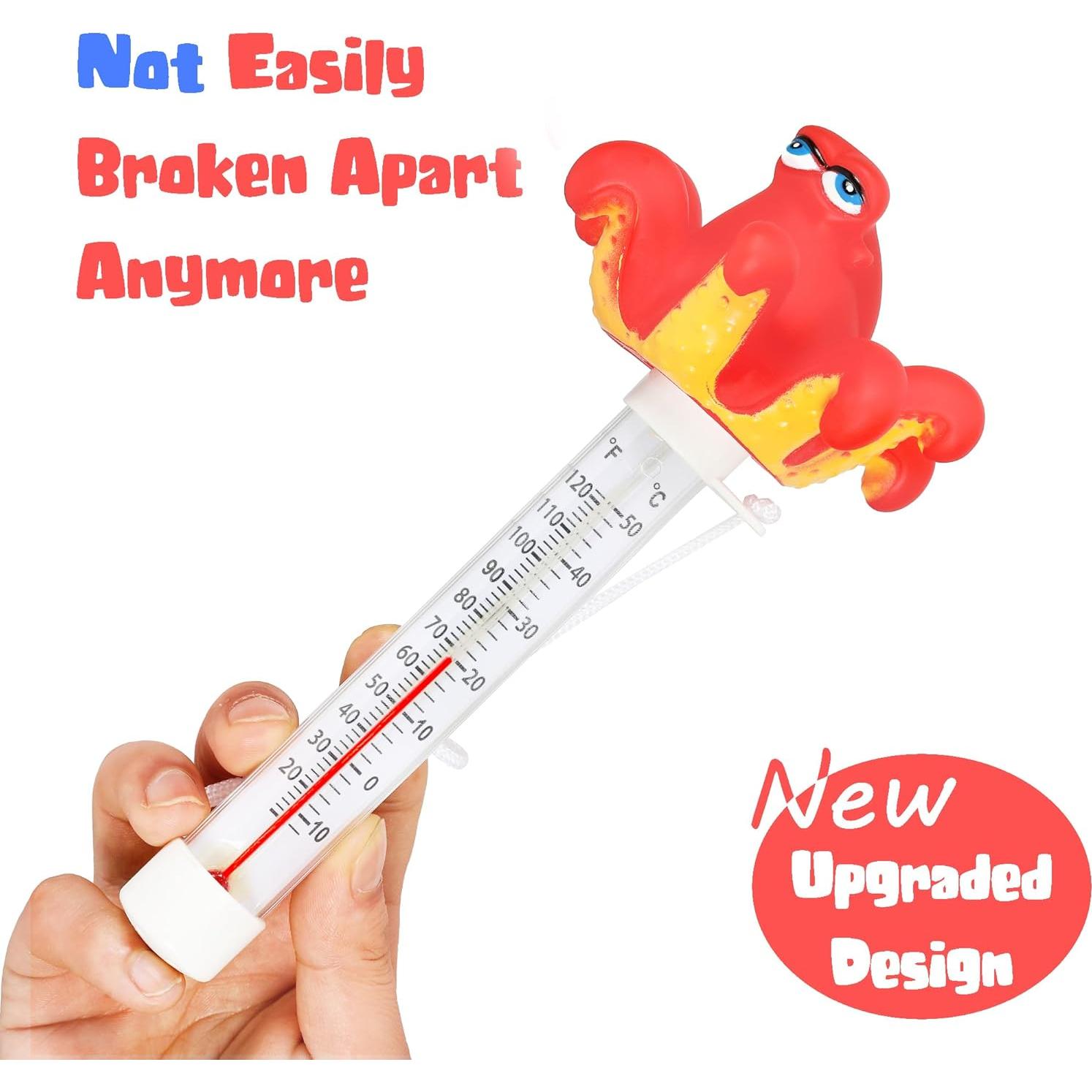 Termómetro Flotante para Piscina XY-WQ Pulpo Grande Fácil Lectura