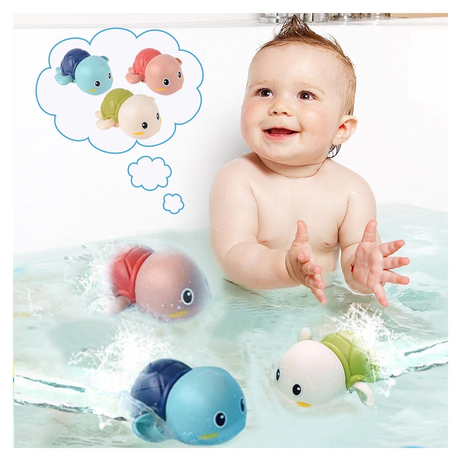 Juguete de Baño Tortuga Angusiasm para Bebés 6-12 Meses