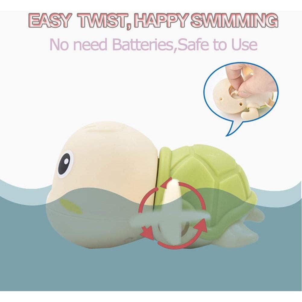 Juguete de Baño Tortuga Angusiasm para Bebés 6-12 Meses