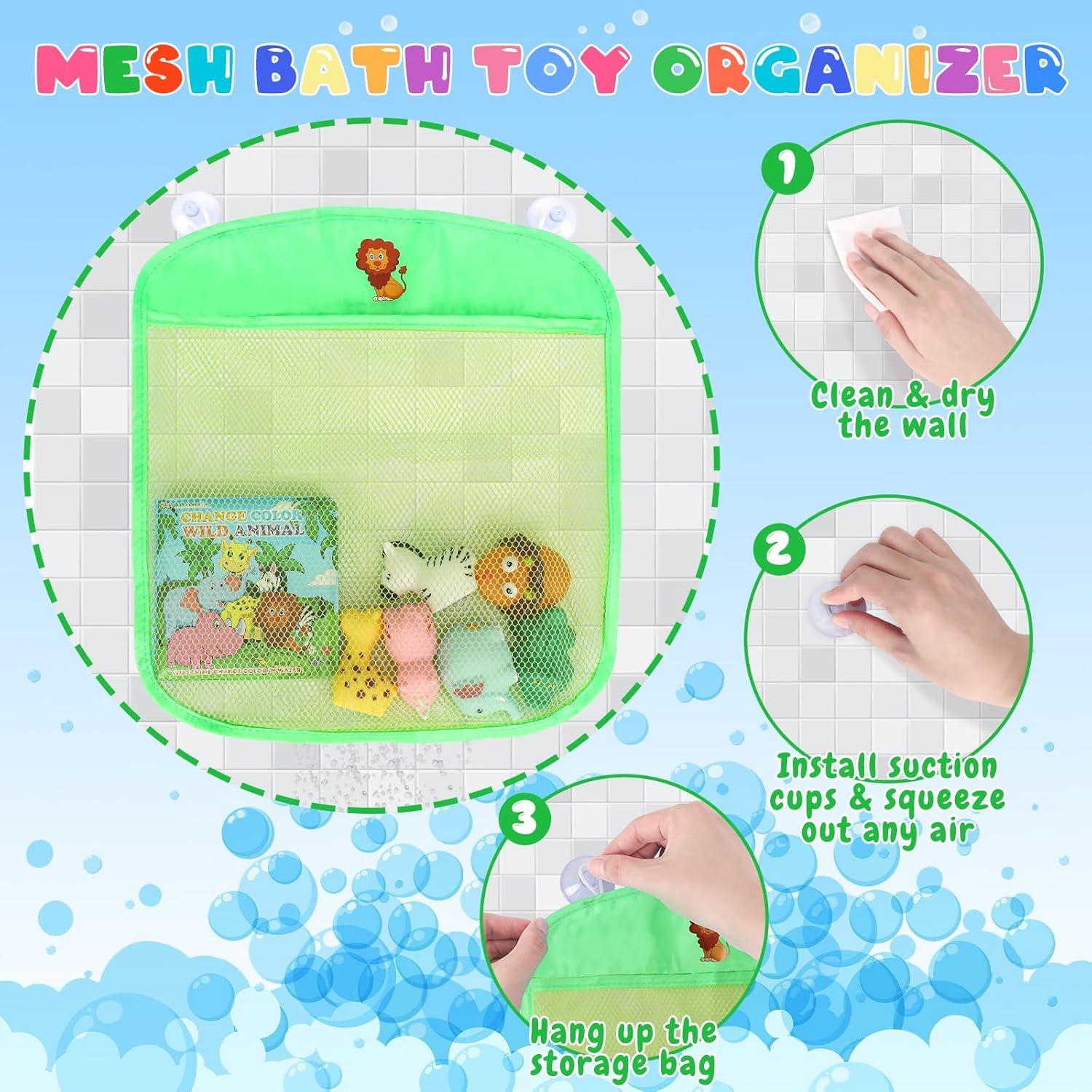 Juguetes de baño iluminados Jialin para niños 8 piezas