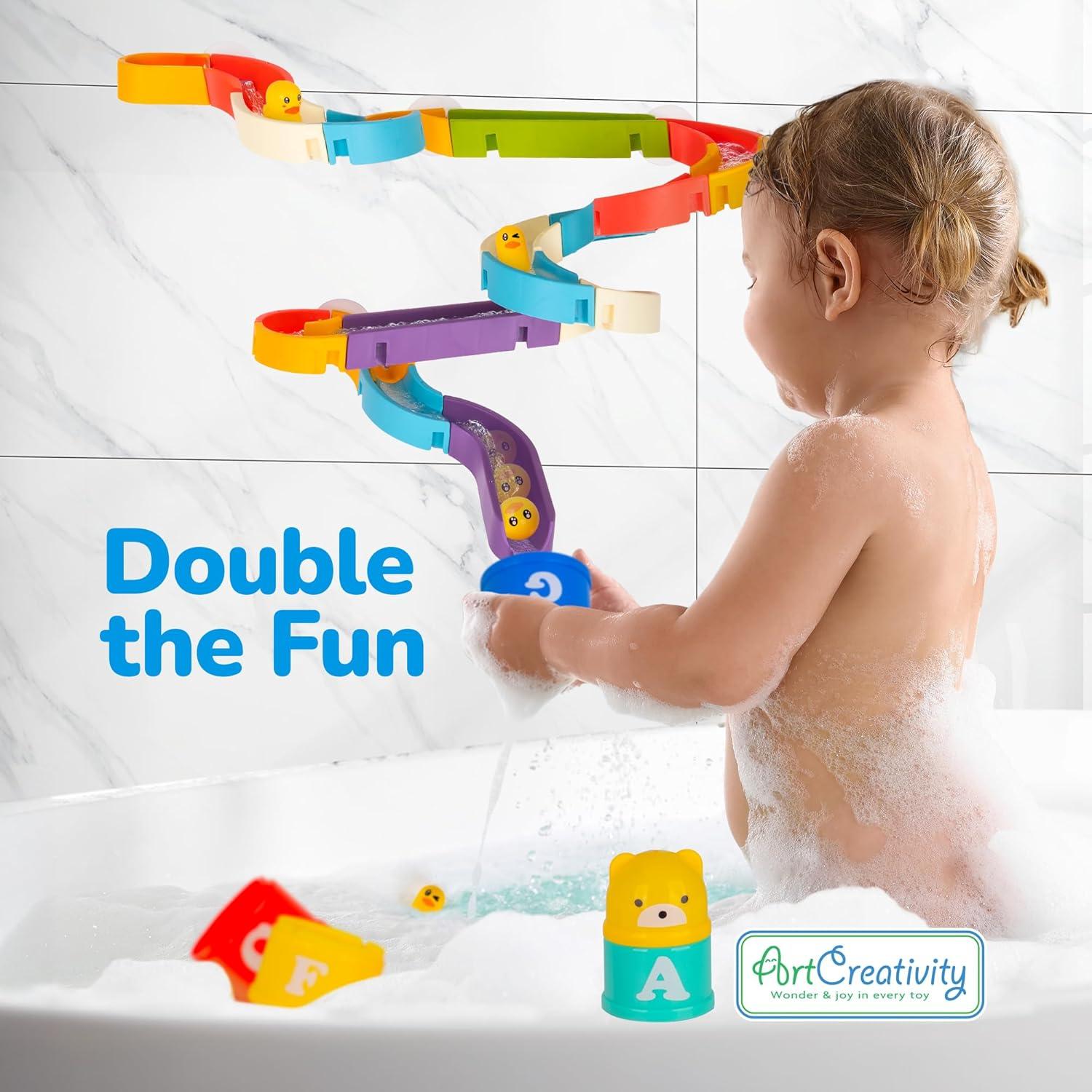 Set de Juguetes de Baño ArtCreativity con Patos y Tazas Apilables