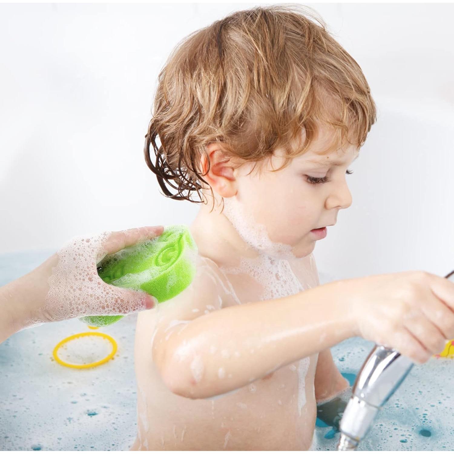 Esponja de Baño Suave DANCELF 3 Piezas para Bebés