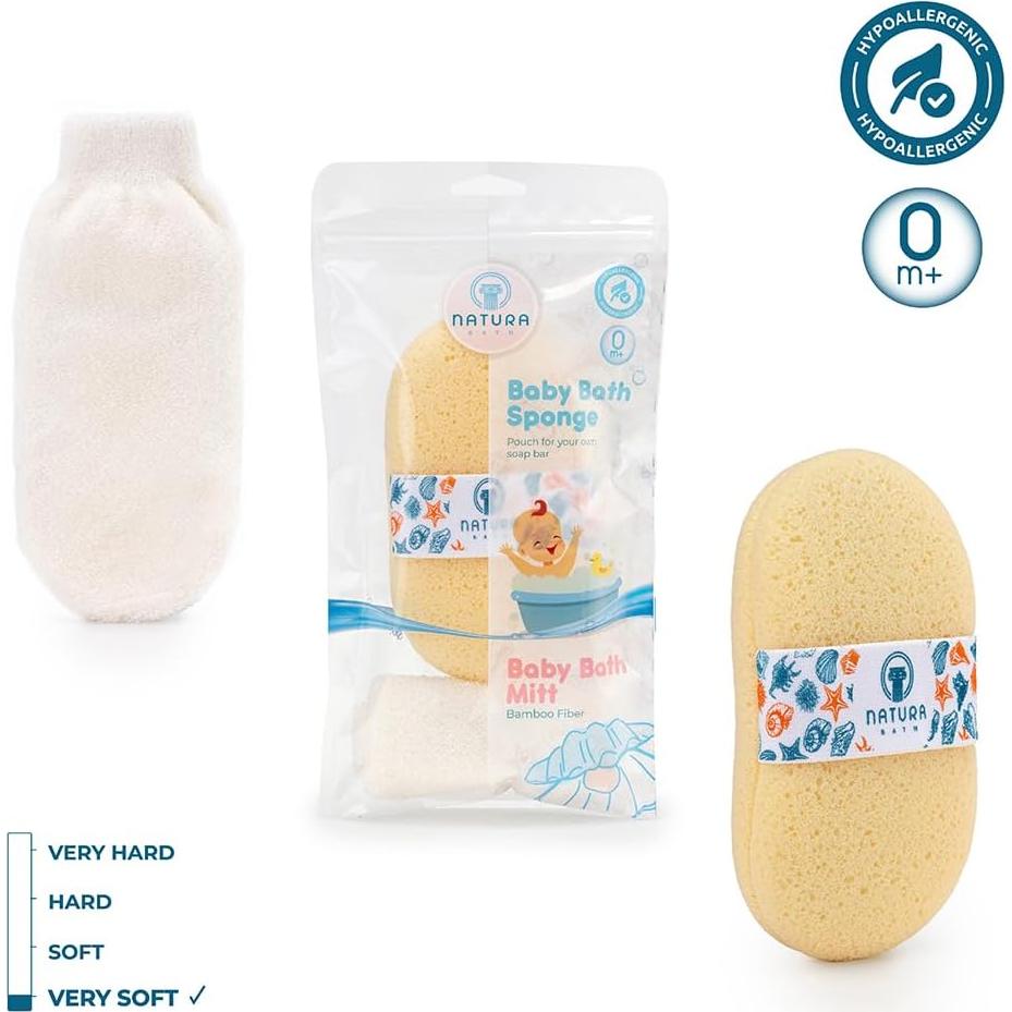 Esponja Natural Hipoalergénica Natura para Bebés - Ultra Suave