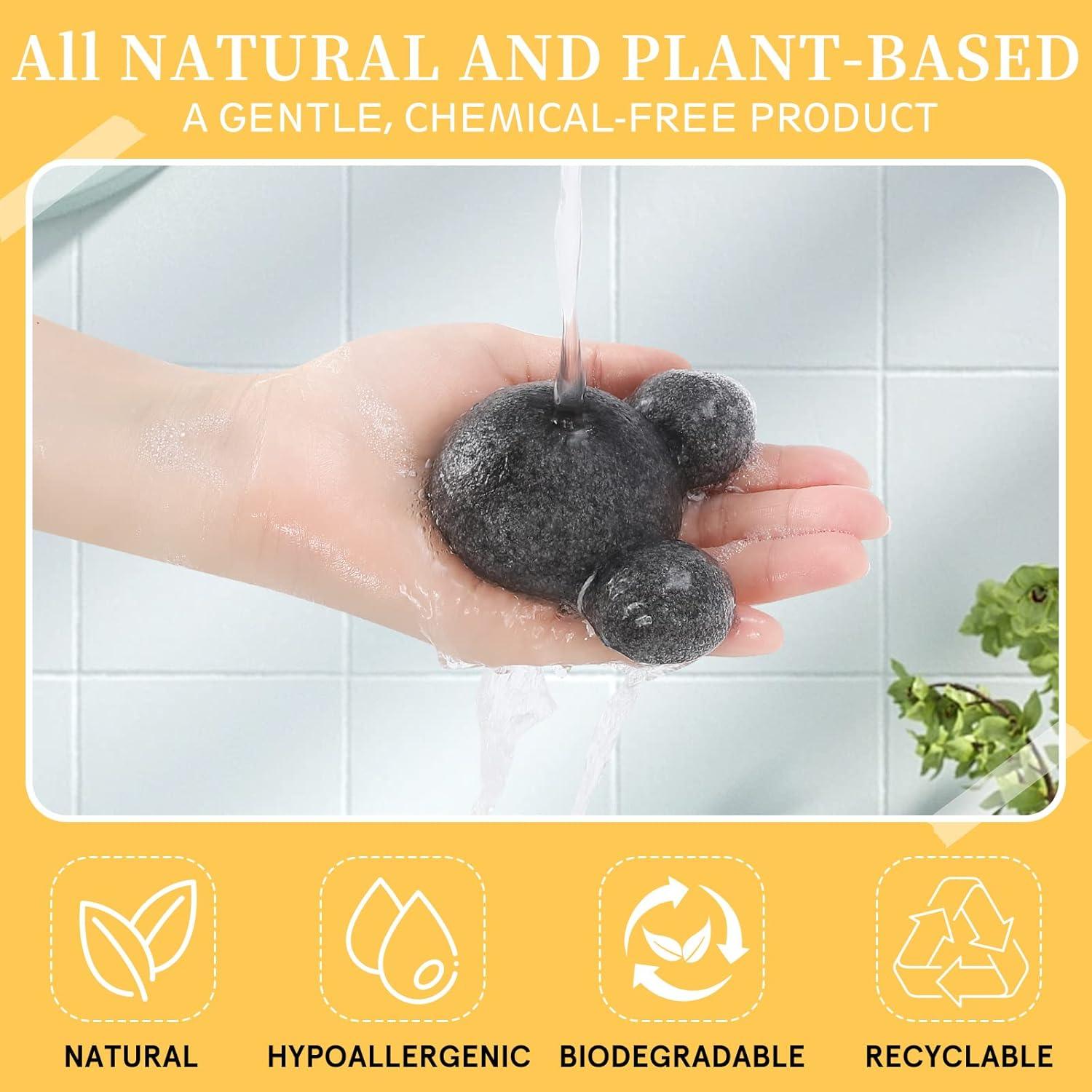 Esponjas de Baño Konjac para Bebés - Set de 5 Unidades