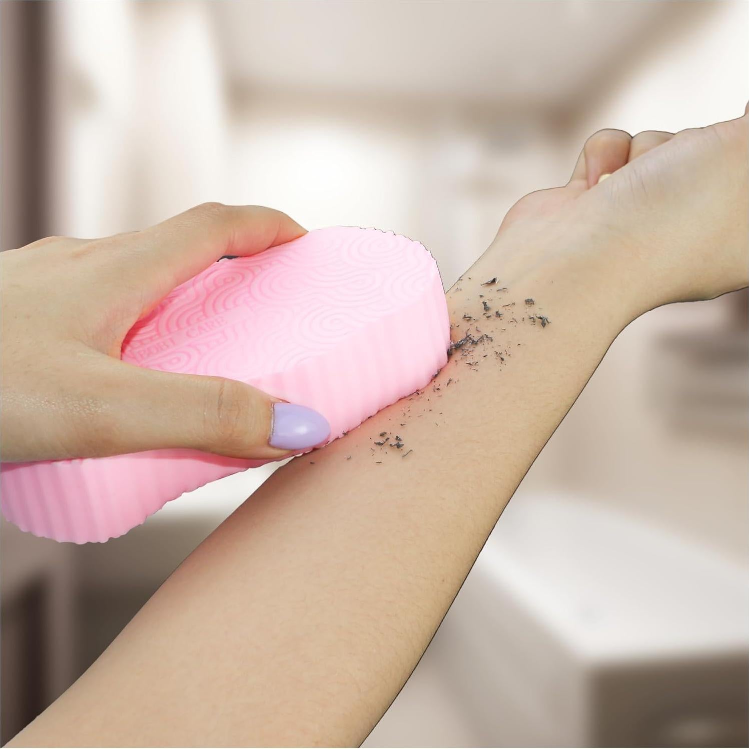 Esponja de Baño Exfoliante BOBI CARE 2 Piezas Suave 3D