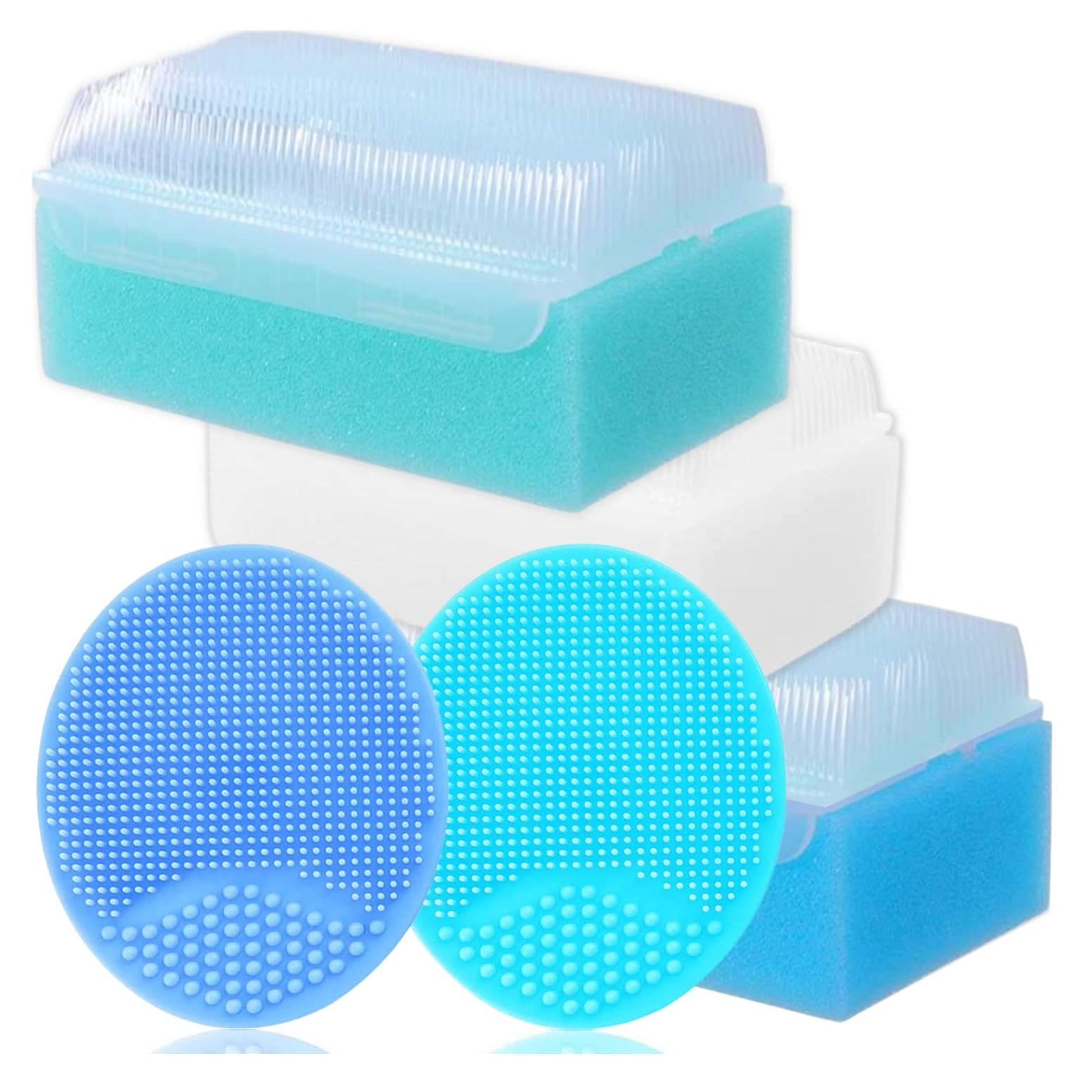 Set de Cepillo y Esponja para Costra Láctea Bebés MaxDigital - 5 Unidades