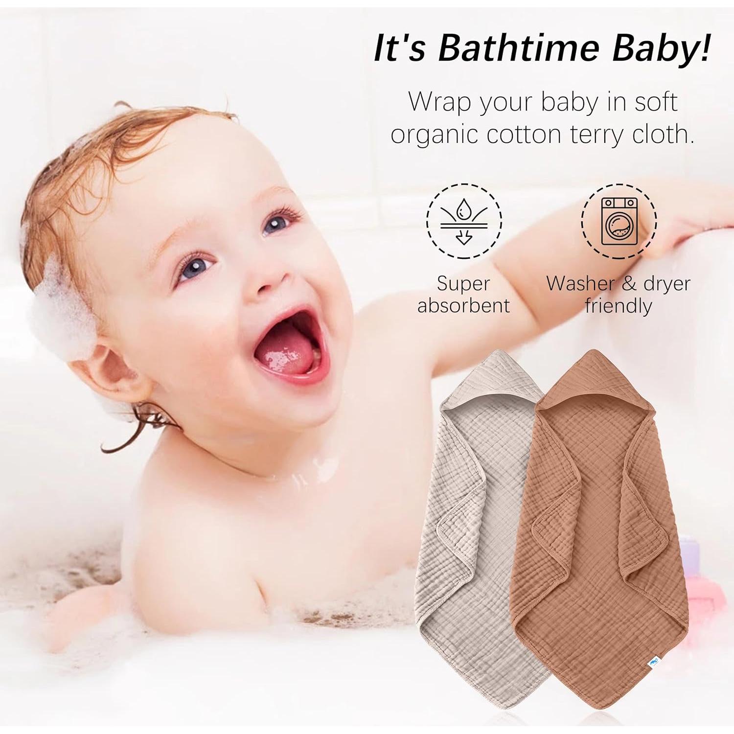 Toallas de Baño con Capucha DOLPHIN DULCE 100% Algodón 81x81 cm