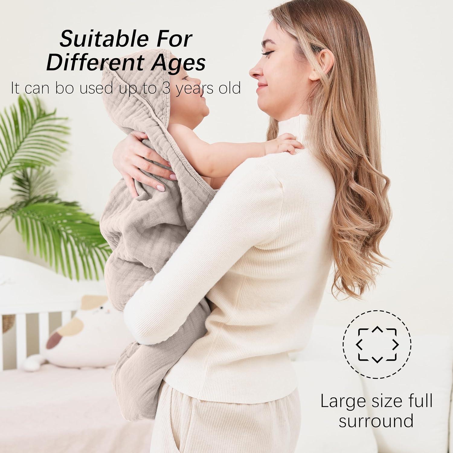 Toallas de Baño con Capucha DOLPHIN DULCE 100% Algodón 81x81 cm