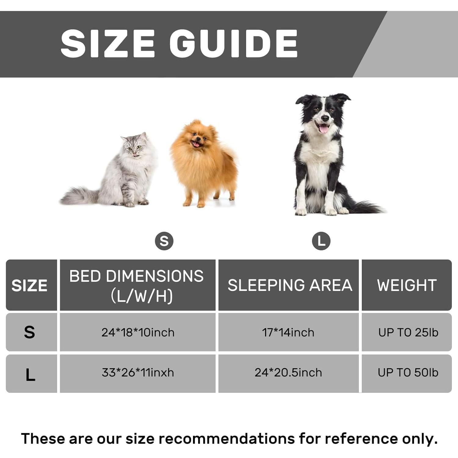 Sofá para Mascotas Hollypet Gris 60x45 cm Suave y Elegante