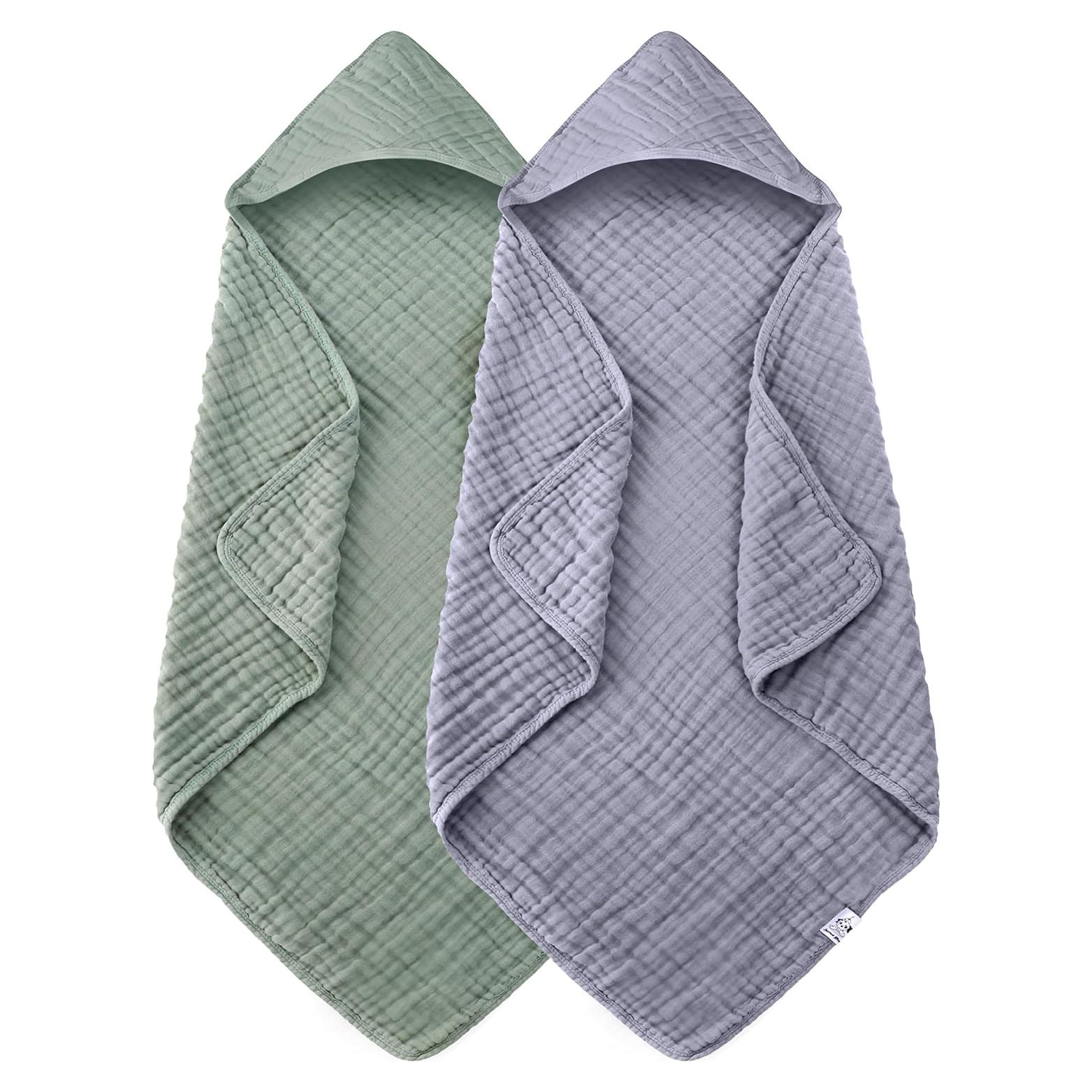 Paquete de 2 Toallas con Capucha Spotted Play 81x81cm Algodón