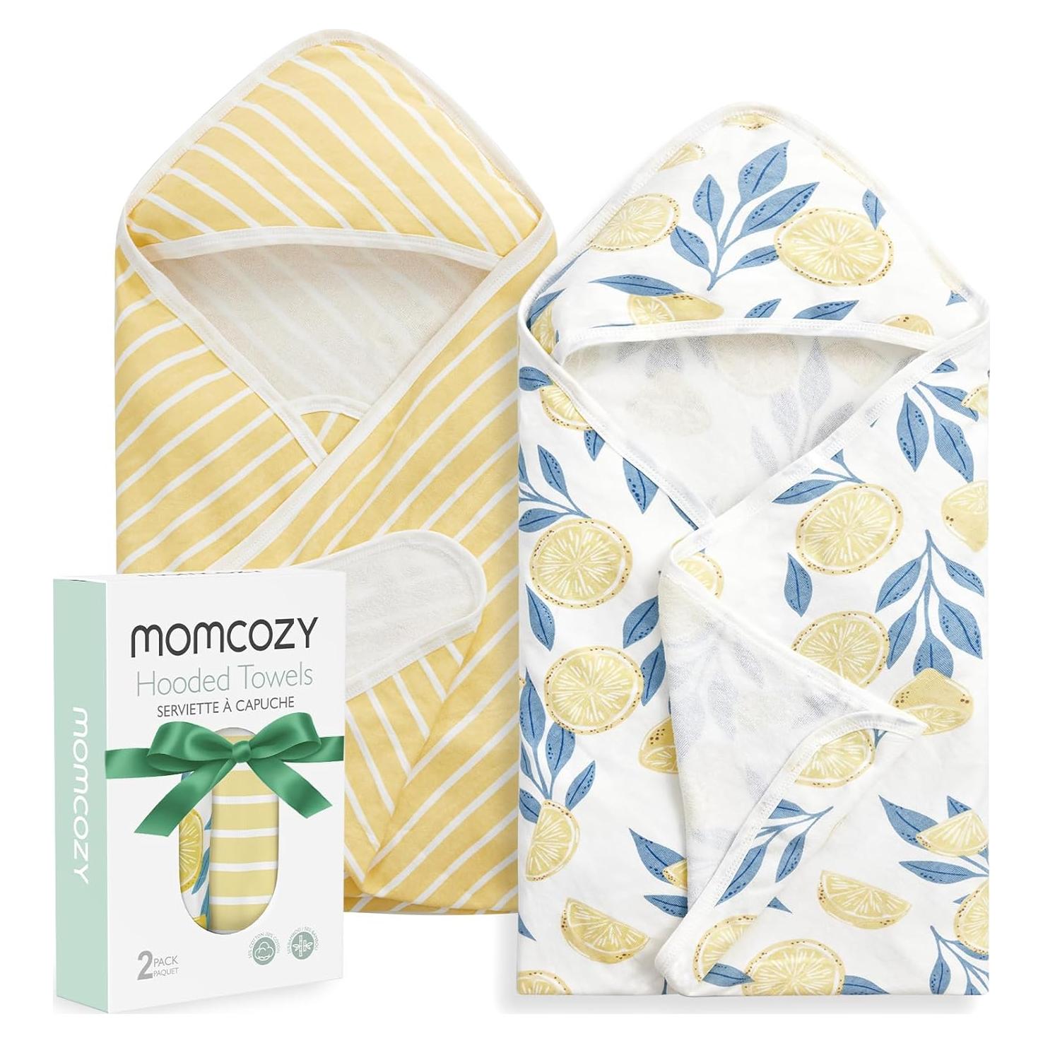 Toalla de Baño para Bebé Momcozy con Capucha - 71x71 cm
