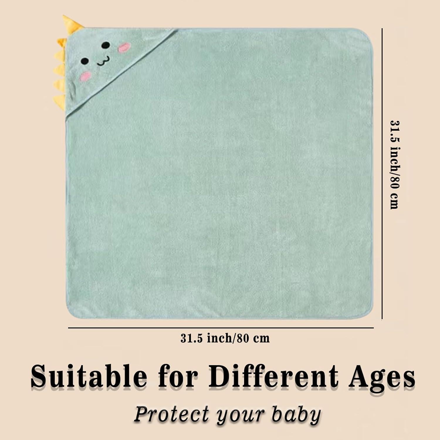 Toallas de Baño para Bebé con Capucha TMIELYBS 4 Pack Suaves