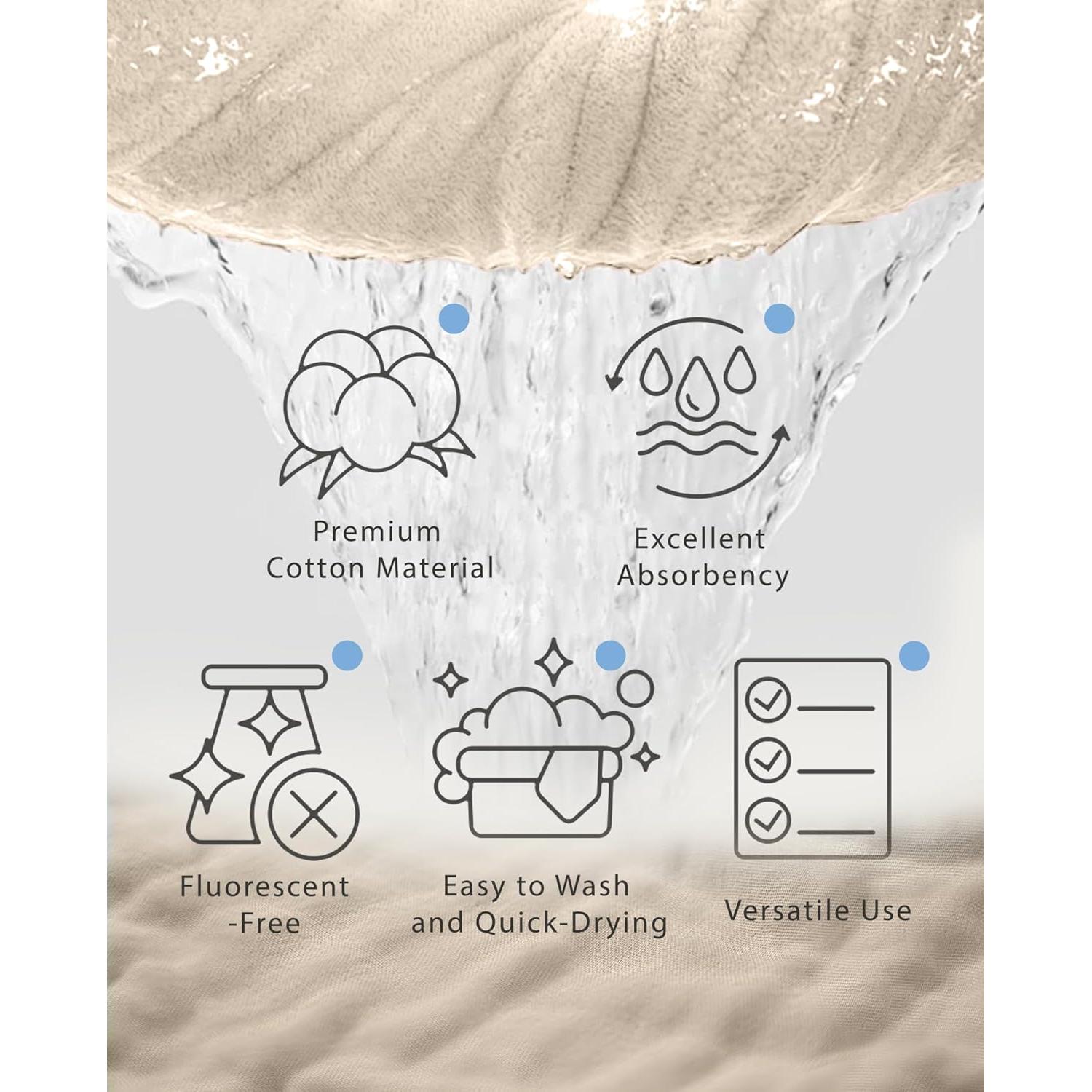 Toalla con Capucha Cutie Birdie 81x81cm Algodón Muselina Azul