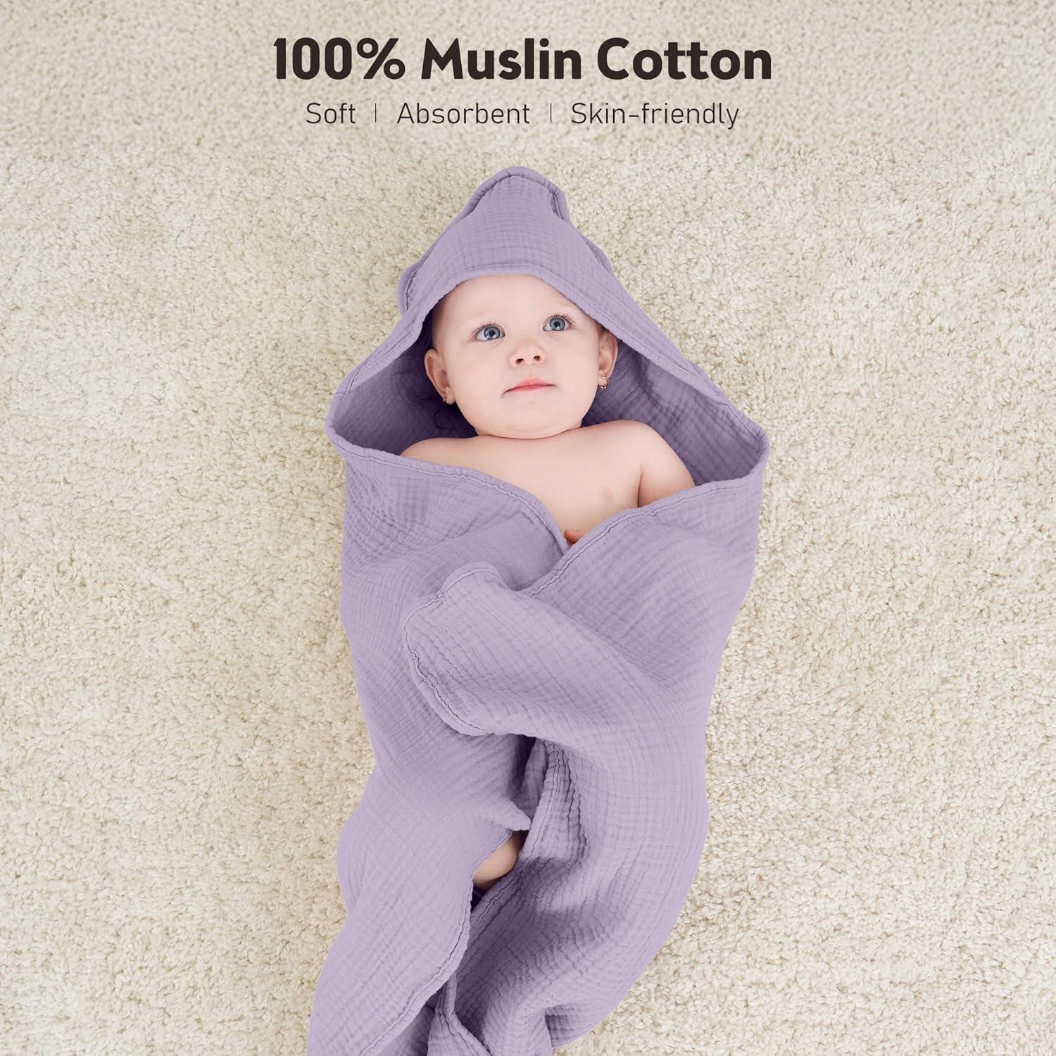 Toallas con Capucha Susurration 100% Algodón 76x76 cm 2 Piezas