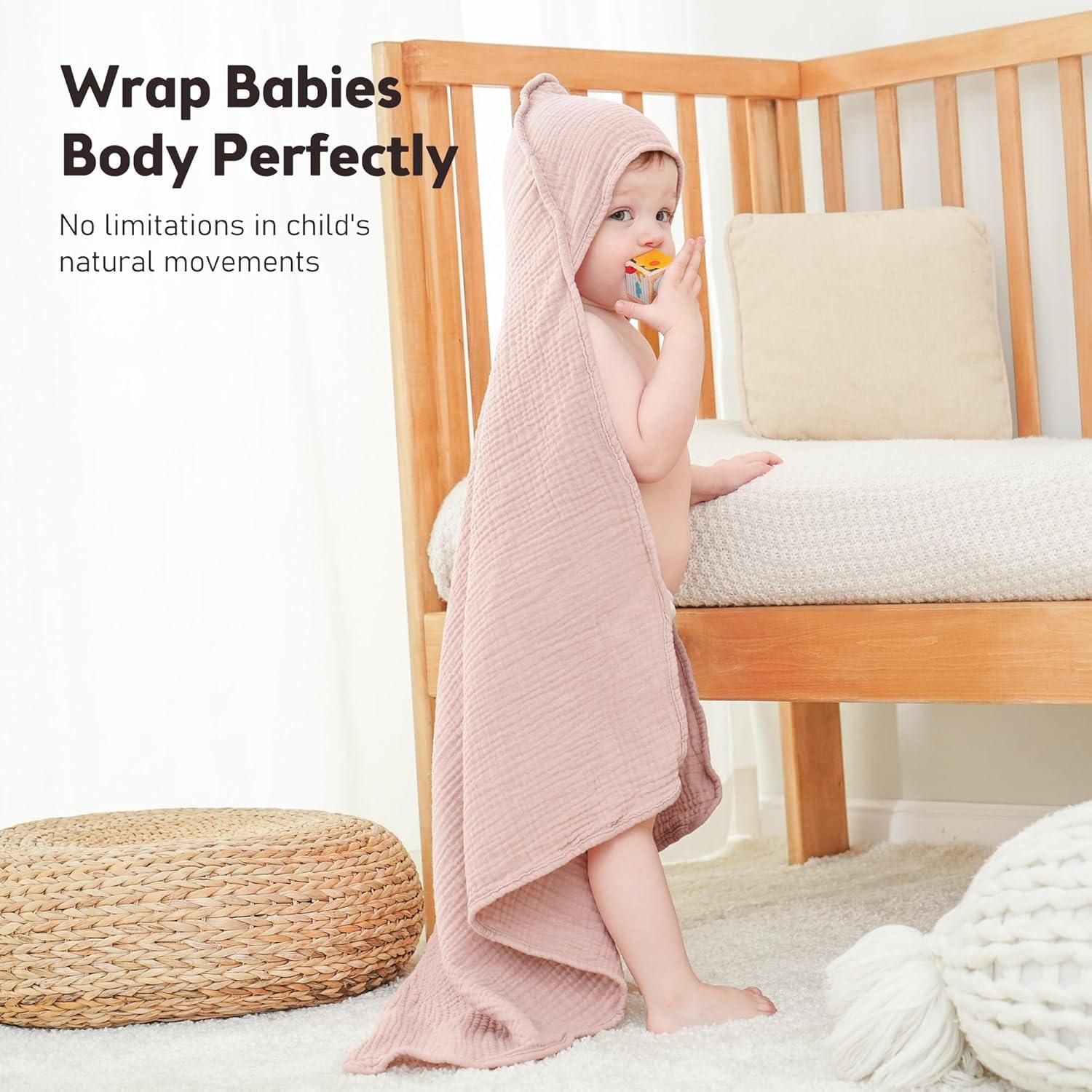 Toallas con Capucha Susurration 100% Algodón 76x76 cm 2 Piezas