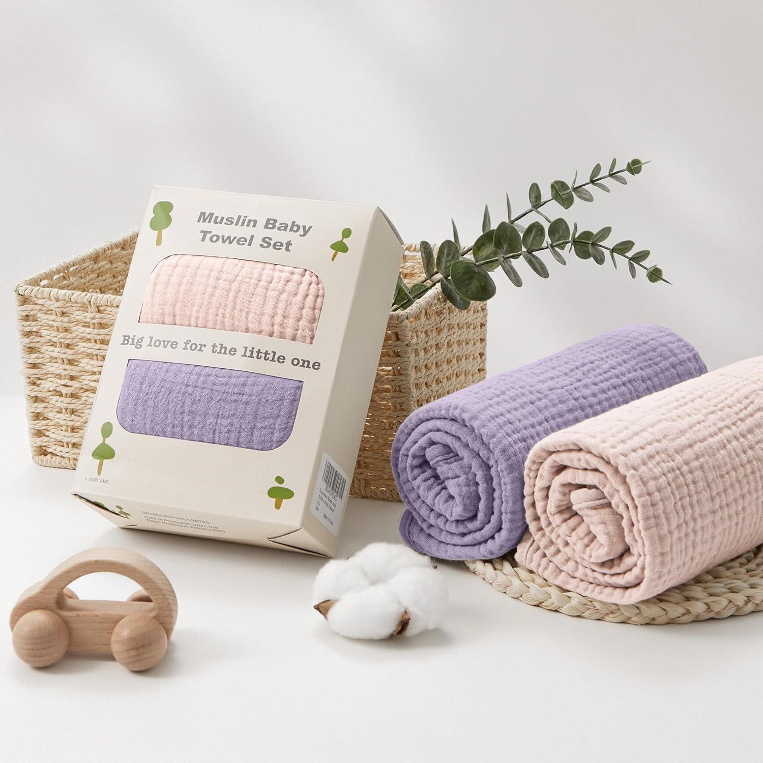 Toallas con Capucha Susurration 100% Algodón 76x76 cm 2 Piezas