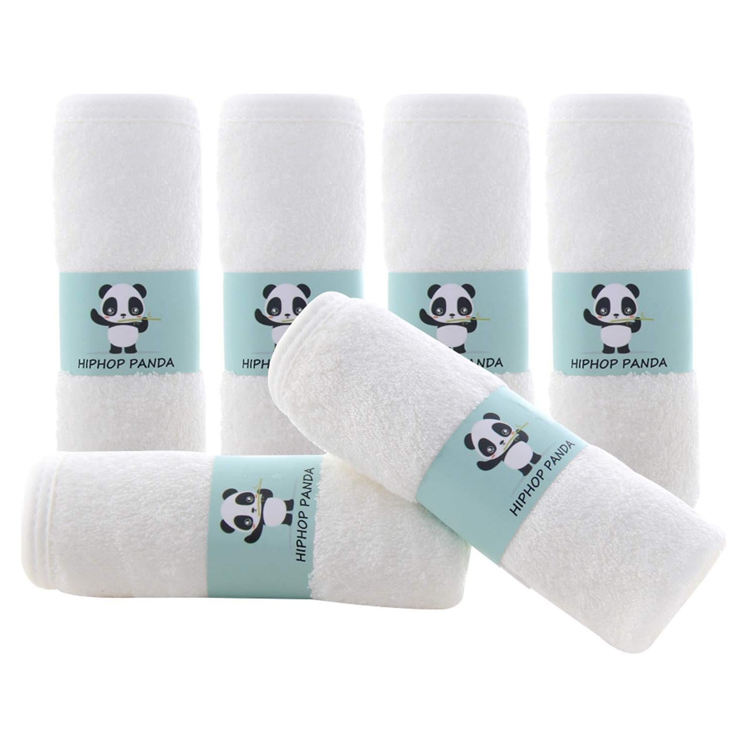 Paños de Baño para Bebés HIPHOP PANDA - 6 Piezas Ultra Suaves