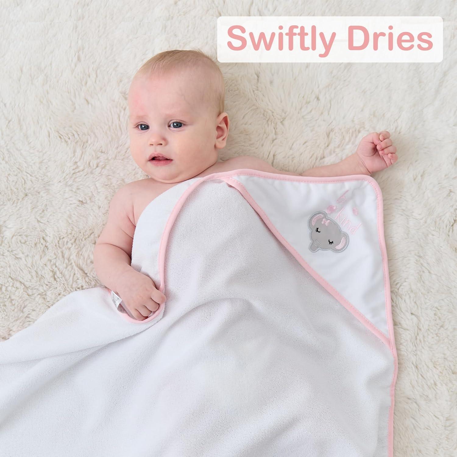 Conjunto de Toallas con Capucha Viviland 6 Piezas Microfibra