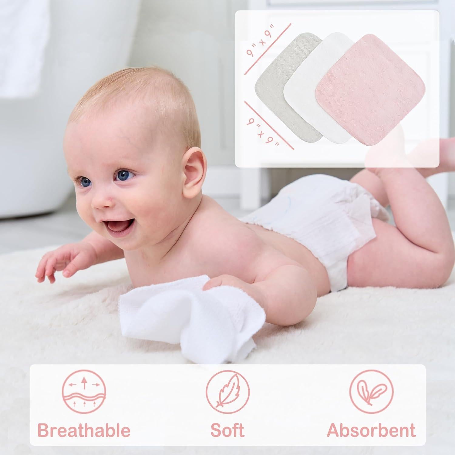 Conjunto de Toallas con Capucha Viviland 6 Piezas Microfibra