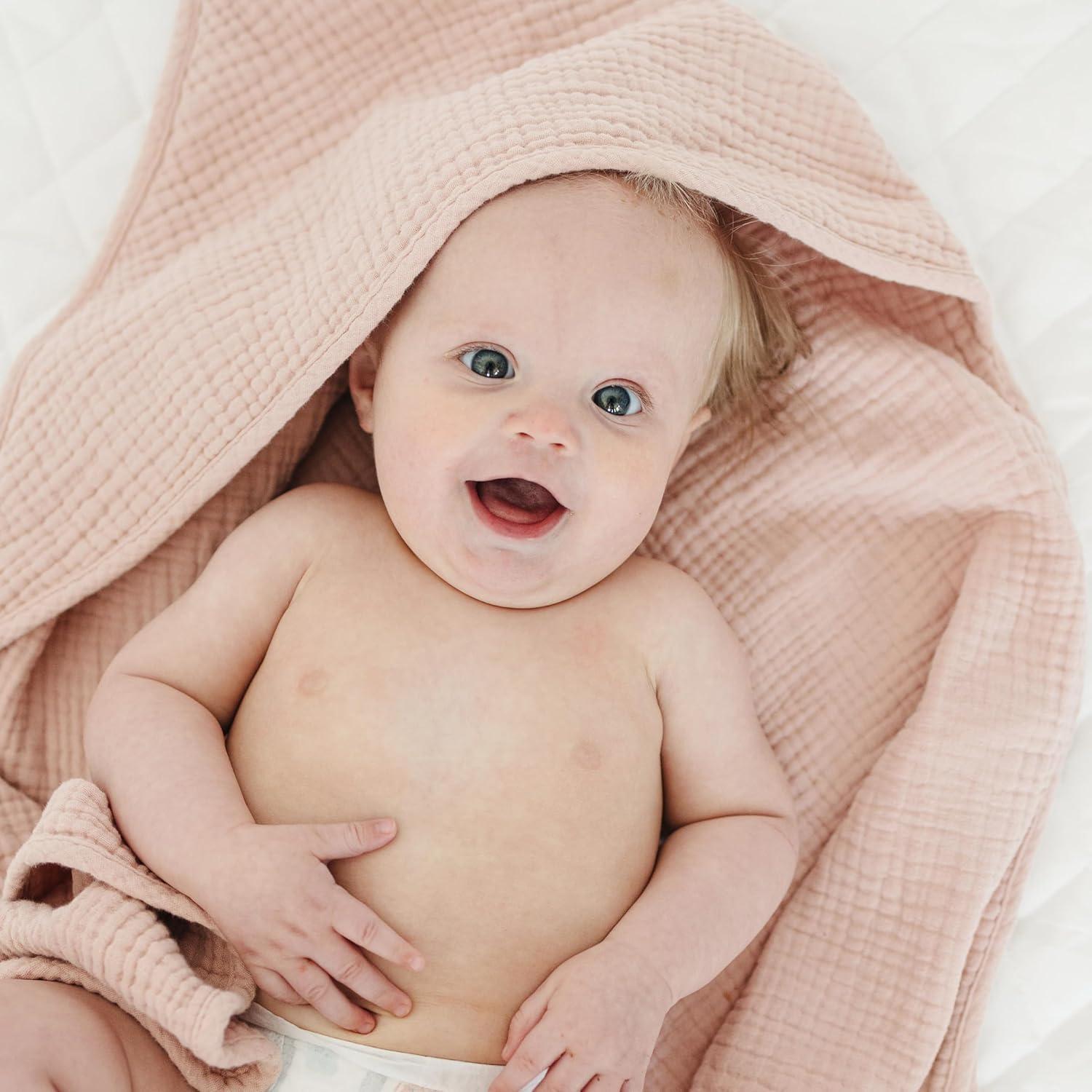 Toallas de baño con capucha MairMore 100% algodón 81x81 cm