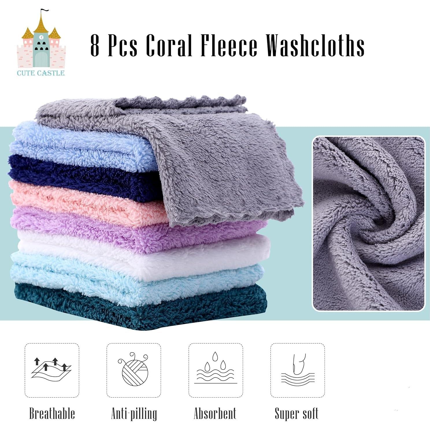 Paquete 2 Toallas con Capucha Bebé Cute Castle Elefante y Pájaro