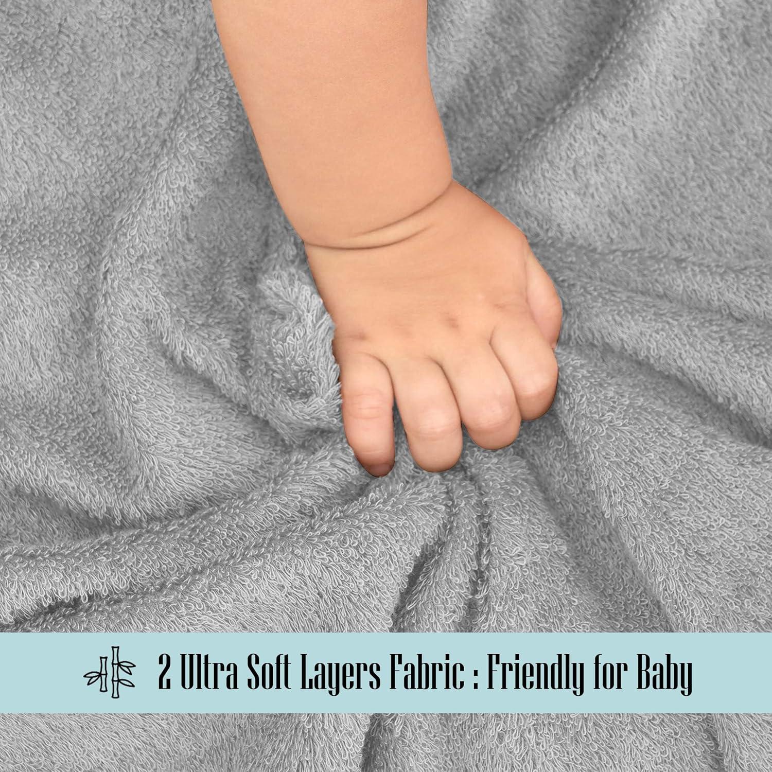 Paquete 2 Toallas con Capucha Bebé Cute Castle Elefante y Pájaro