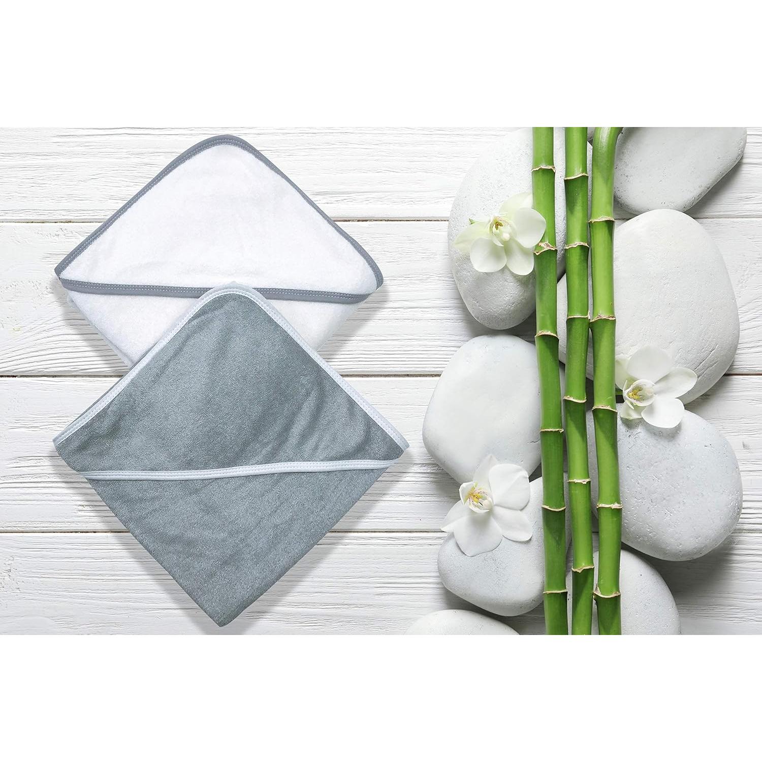 Toallas de Baño con Capucha REINA DEL BAMBÚ - 2 Piezas 76.2x76.2 cm