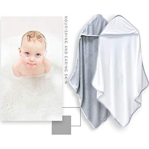 Toallas de Baño con Capucha REINA DEL BAMBÚ - 2 Piezas 76.2x76.2 cm