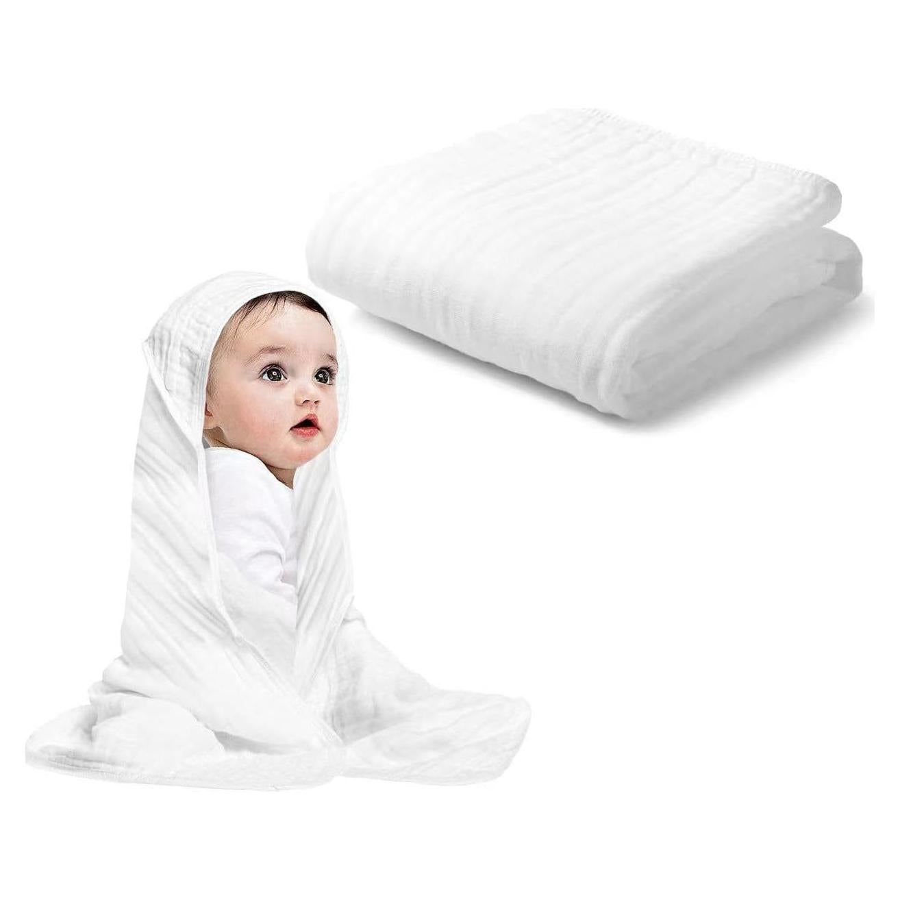 Toalla con Capucha Arnzion para Bebés 81x81 cm Algodón Suave