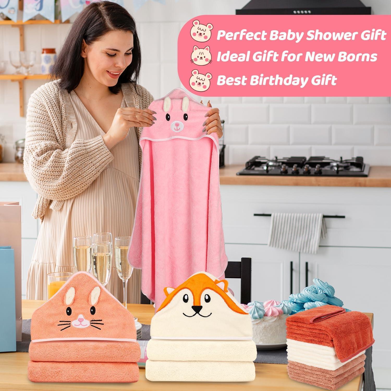 Toallas con Capucha para Bebés Sublaga - 12 Piezas 80x80 cm