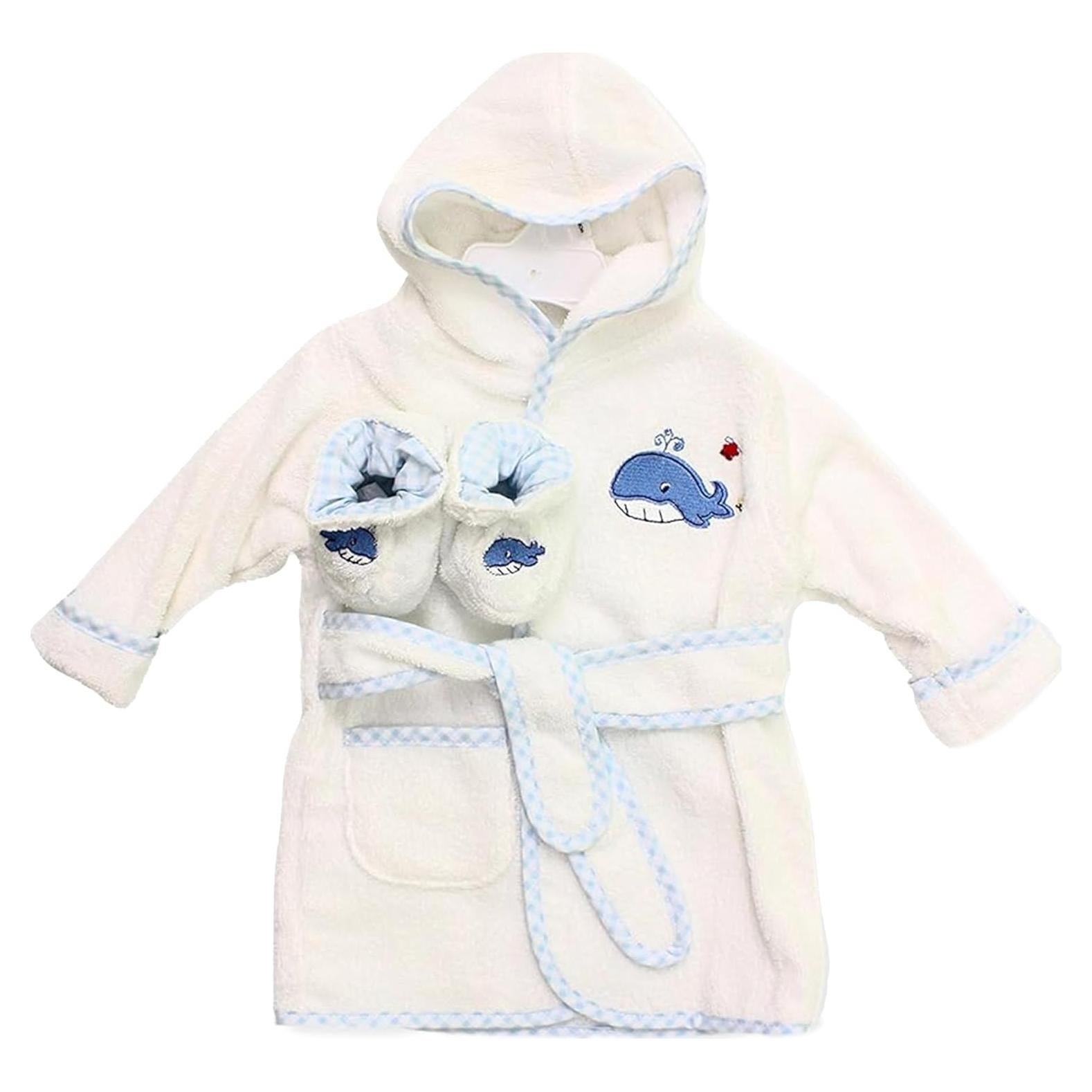 Bata de baño con capucha Spasilk para bebés 0-9 meses