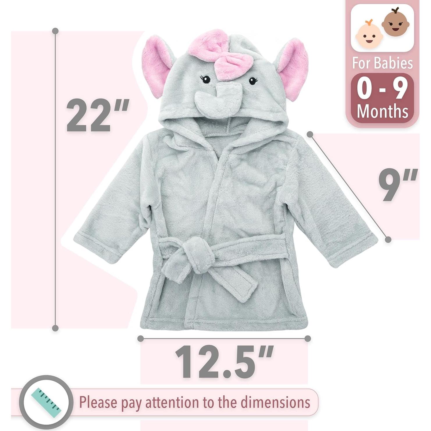 Bata de Baño Elefante Mr. Pen para Bebé 0-9 Meses