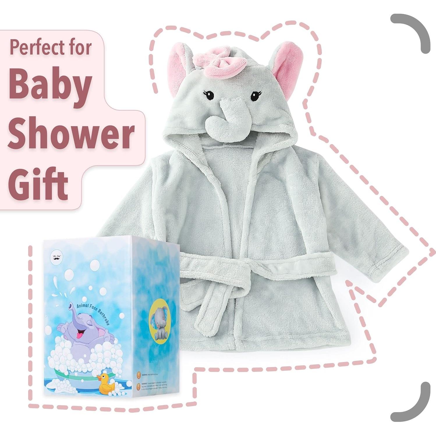 Bata de Baño Elefante Mr. Pen para Bebé 0-9 Meses