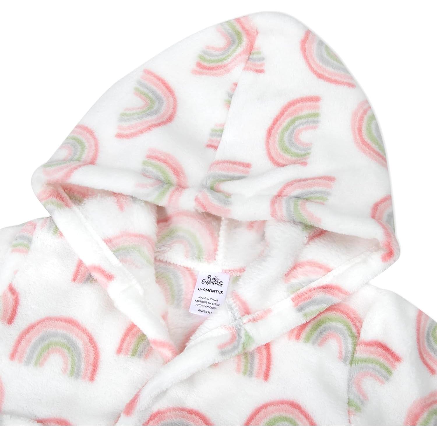 Bata de baño para bebés A.D. Sutton 0-9 meses Arcoíris Radiante