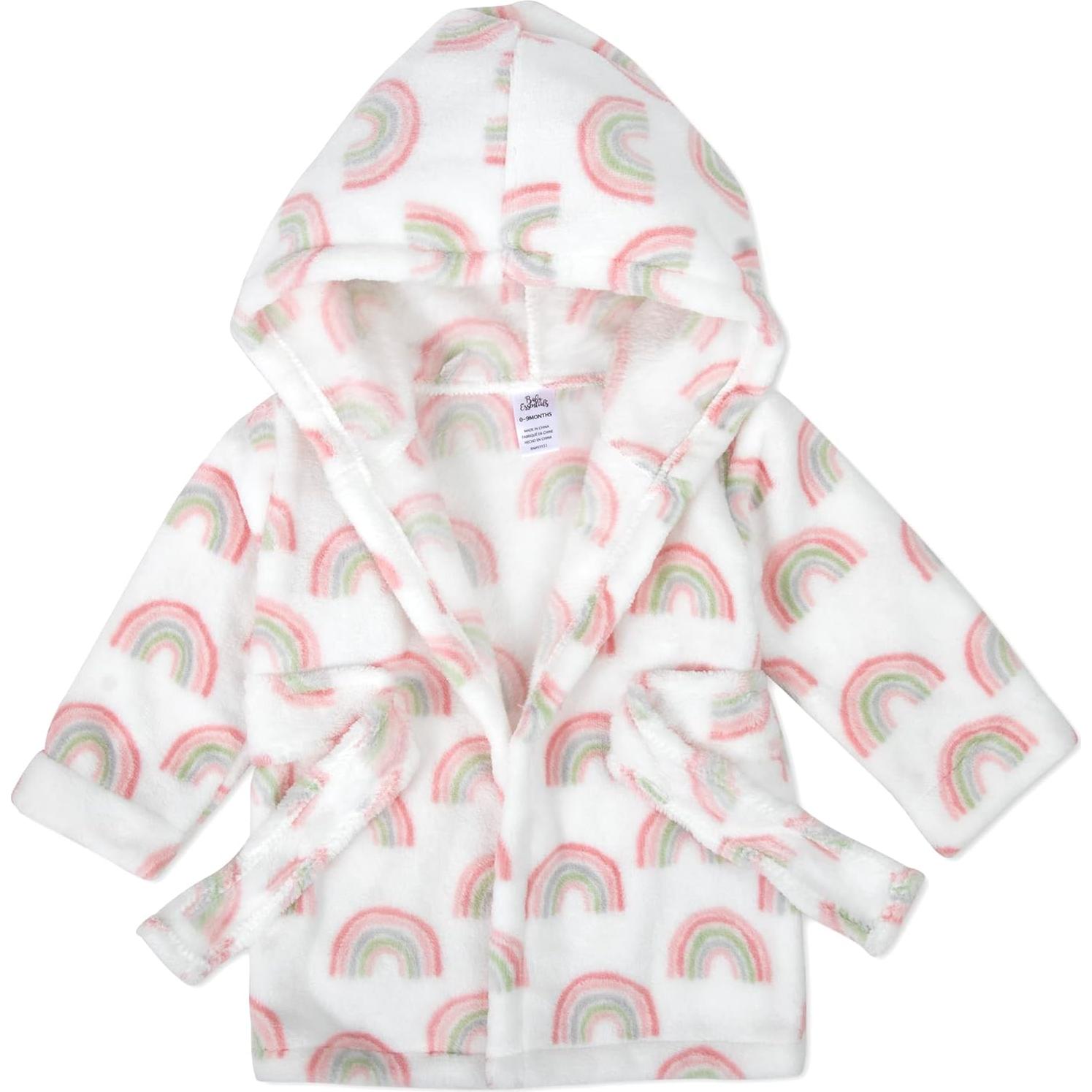 Bata de baño para bebés A.D. Sutton 0-9 meses Arcoíris Radiante