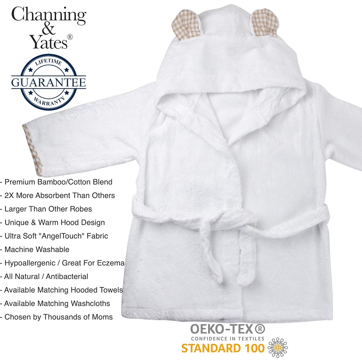 Bata de Baño Premium Channing & Yates para Bebé 1-3T Beige