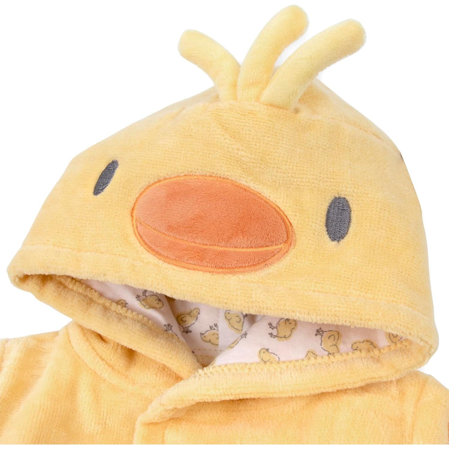 Bata de Baño Unisex Esenciales para Bebés Patito 0-9 Meses