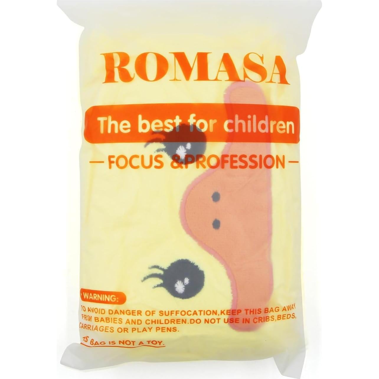 Toalla con Capucha ROMASA para Bebés 70x140 cm Amarillo