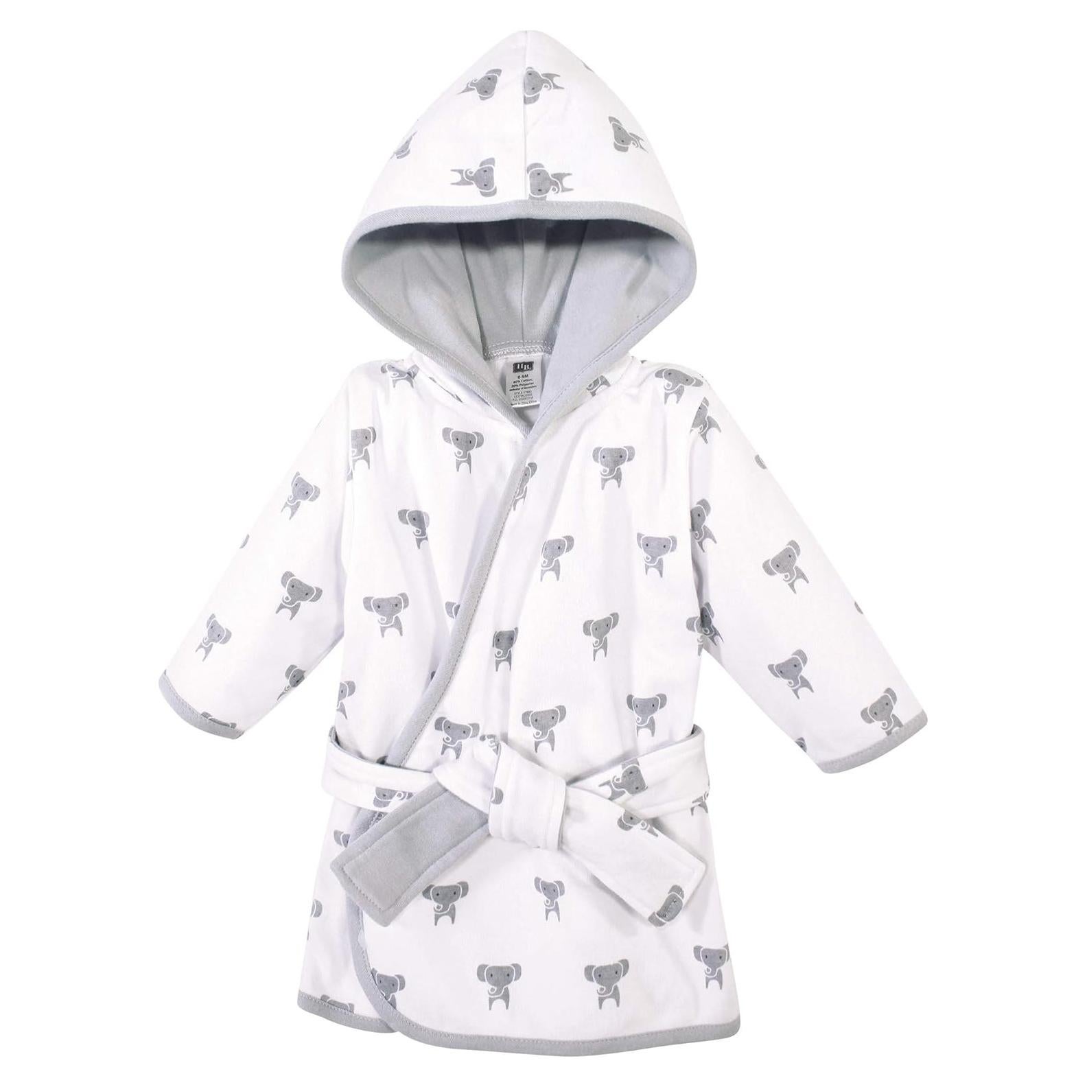 Bata de baño unisex para bebés Hudson Baby 0-9 meses