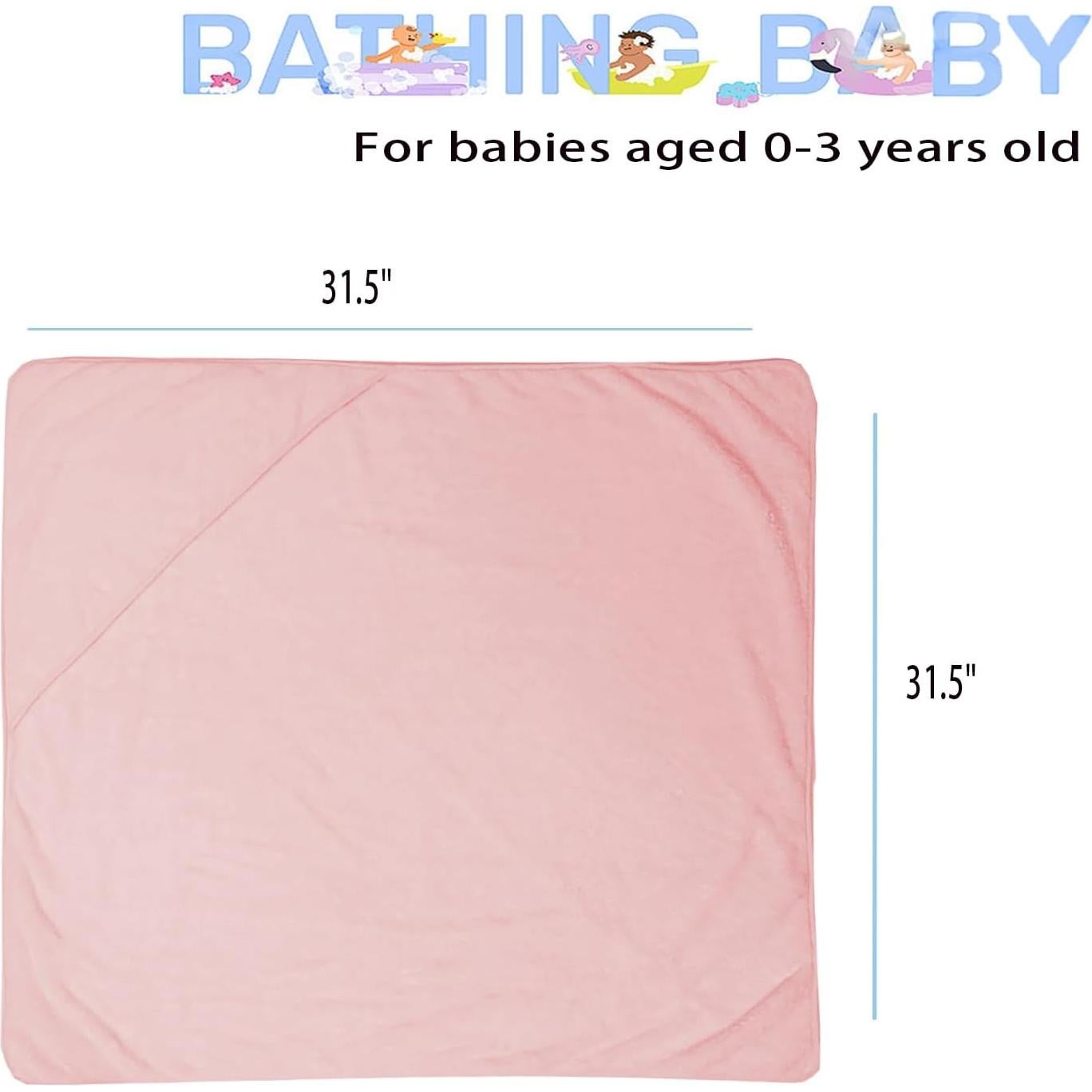 Toalla con Capucha para Bebés IFaryMes Sakura Rosa 80x80cm